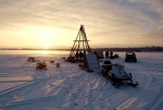 Поисковая экспедиция на оезере Велье в Новгородской области