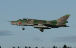 Посадка Су-17УМ3 в Чкаловском