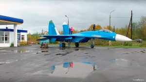 В Тверской области установили Су-27