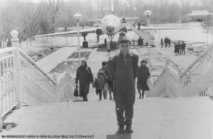 Ту-104Б в Зауральной роще г.Оренбурга