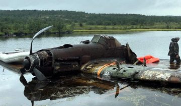 Ил-2, который затонул во время Великой Отечественной войны в 1943 году в Мурманской области
